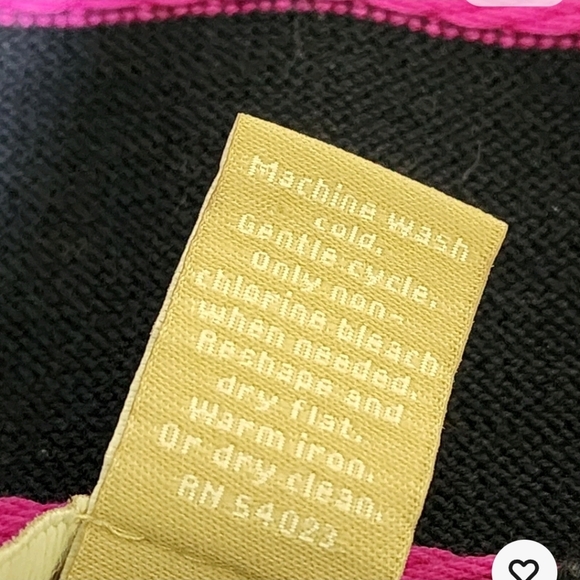 BANANA REPUBLIC size Small Striped Pullover‎ Sweater Button Classic Preppy Navy - Picture 11 of 13